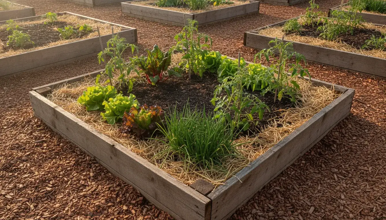 Carré potager : dimensions, remplissage et premières plantations